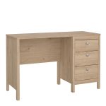Madrid Desk 3 Drawers in Jackson Hickory Oak - Image 3