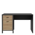 High Rock Desk in Matt Black/Riviera Oak - Image 2