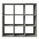 Mauro 3x3 Storage Unit in Concrete Grey - Image 2