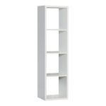 Mauro 3 Shelves Storage Unit in Matt White - Image 3