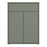 Alice Springs Shoe Cabinet with 2 Doors Push-to-Open & 1 Drawer Push-to-Open in Sage Green - Image 2