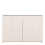 Alice Springs Shoe Cabinet with 4 Doors Push-to-Open & 1 Drawer Push-to-Open in Sand - Image 2