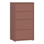 Alice Springs Tall Drawer Chest with Push-to-Open Drawers - Image 2