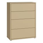 Alice Springs Tall Drawer Chest with Push-to-Open Drawers - Image 2