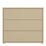 Alice Springs 3 Drawer Chest with Push-to-Open Drawers in Butter Yellow - Image 2