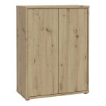 Alice Springs Shoe Cabinet with 2 Doors Push-to-Open in Artisan Oak - Image 3