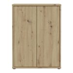 Alice Springs Shoe Cabinet with 2 Doors Push-to-Open in Artisan Oak - Image 2