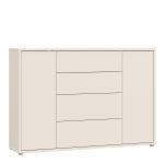 Alice Springs Wide Sideboard with 4 Drawers & 2 Doors with Push-to-Open in Sand - Image 3