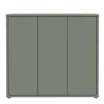 Alice Springs Shoe Cabinet with 3 Doors Push-to-Open in Sage Green - Image 2