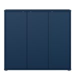 Alice Springs Shoe Cabinet with 3 Doors Push-to-Open in Night Blue - Image 2
