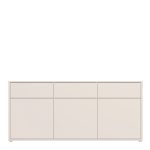 Alice Springs 3 Door 3 Drawer Sideboard with Push-to-Open Drawers in Sand - Image 2