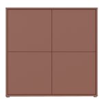 Alice Springs 4 Door Large Storage Cabinet with Push-to-Open Doors in Terracotta - Image 2