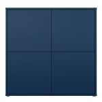 Alice Springs 4 Door Large Storage Cabinet with Push-to-Open Doors in Night Blue - Image 2