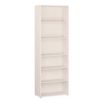 Alice Springs Tall Wide Bookcase with 5 Shelves in Sand - Image 3