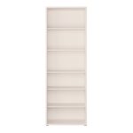 Alice Springs Tall Wide Bookcase with 5 Shelves in Sand - Image 2