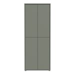 Alice Springs Tall Shoe Cabinet with 4 Doors Push-to-Open in Sage Green - Image 2