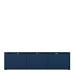 Alice Springs Wide TV Cabinet with 3 Doors Push-to-Open in Night Blue - Image 2