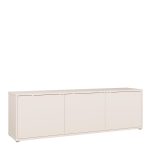 Alice Springs Large TV Cabinet with 3 Doors Push-to-Open in Sand - Image 3