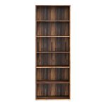 Essential Wide 5 Shelf Bookcase in Vintage Oak - Image 2