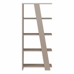 Natta 5-Tier Shelving Unit in Taupe - Image 2