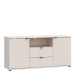 Ganymede TV Unit with Open Shelf, 2 Drawers & 2 Doors in Sand - Image 3