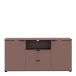 Ganymede TV Unit with Open Shelf, 2 Drawers & 2 Doors in Terracotta - Image 2