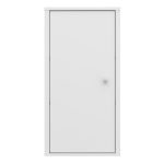 Ipsarion Hanging Cupboard with 1 Door & Silver Handle in White - Image 2