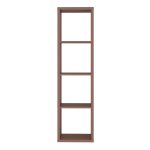 Mauro 3 Shelves Storage Unit in Terracotta - Image 2