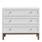 Wensley 3 Drawer Chest in Light Grey and Oak - Image 2