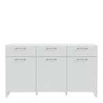 Sali 3 Door 3 Drawer Chest in Light Grey - Image 2