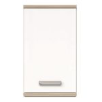 Veris Small Hanging Cupboard with 1 Door in Sonoma Oak and White High Gloss - Image 2
