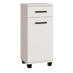 Veris Bathroom Cupboard with 1 Door & 1 Drawer in Sand