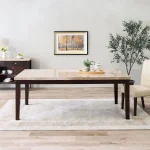 Southampton Dining Table in Cream Ceramic 180x90cm