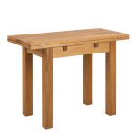 Kenley Extending Dining Table in Oak 45-90cm - Image 3