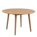 Nagano Round Dining Table in Oak 120cm