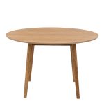 Nagano Round Dining Table in Oak 120cm - Image 2