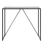 Seaford Black Metal Bar Table with Black Ash Top - Image 2