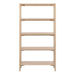 Braidwood Bookcase with 4 Shelves in White Oak Veneer - Image 2