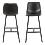 I_Oregon Bar Chair in Black Set of 2 - Image 2