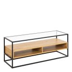 Randolf TV Unitin Black and Oak - Image 3