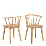 Ida Dining Chair in Oak Set of 2 - Image 3