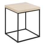 Barossa Coffee Table with Travertine Rough Paper Top & Black Powder Steel Base 40cm - Image 3