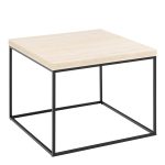 Barossa Coffee Table with Travertine Rough Paper Top & Black Powder Steel Base 60cm - Image 3