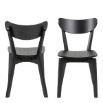 Roxby Dining Chairs in Black Set of 2 - Image 2
