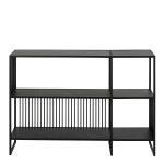 Strington Bookcase with 2 Shelves in Black - Image 2