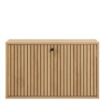 Albany Shoe Cabinet 1 Flip Down Door In Oak - Image 2
