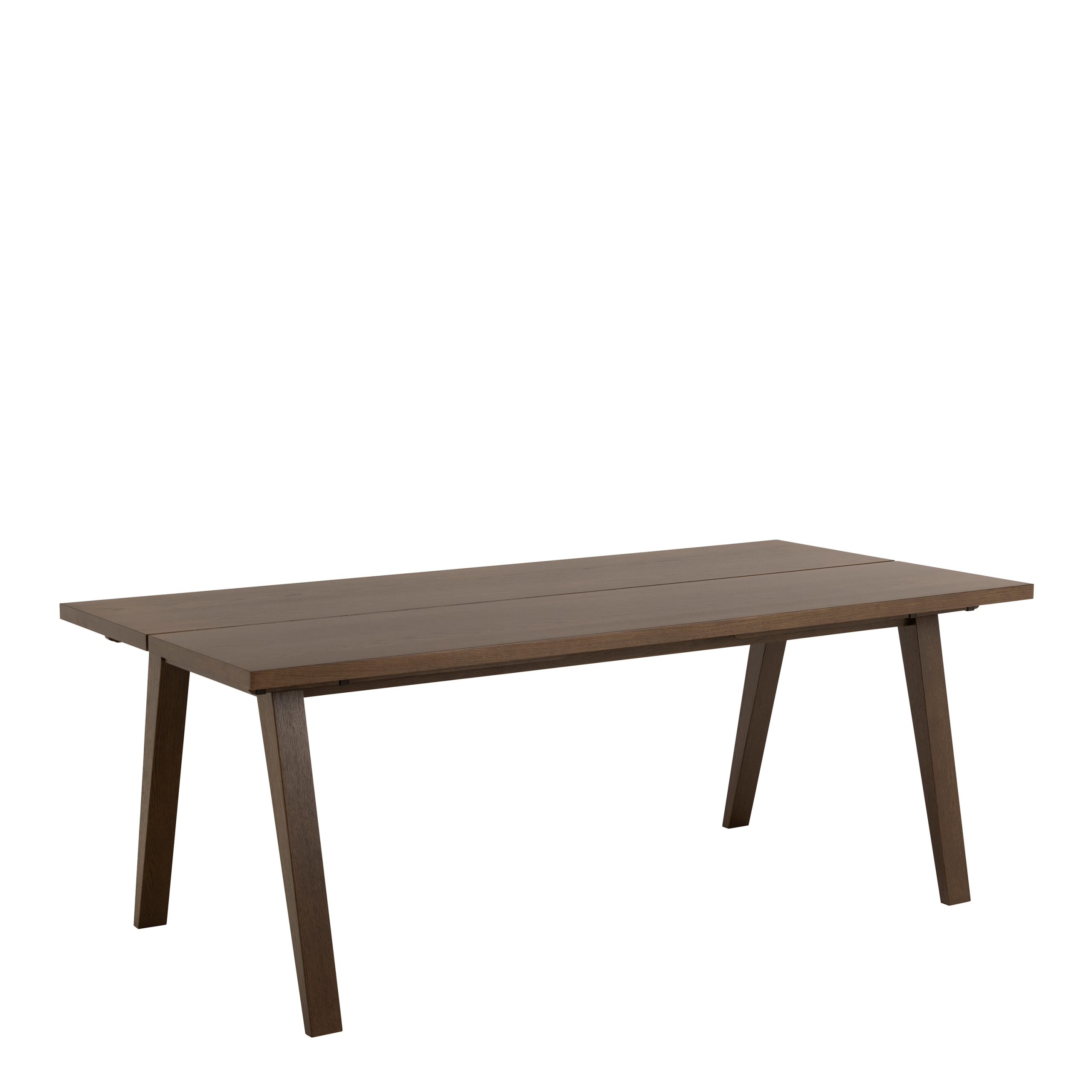 90A0000107581_1 A-Line Rectanglar Dining Table in Smoked Oak - Image 1
