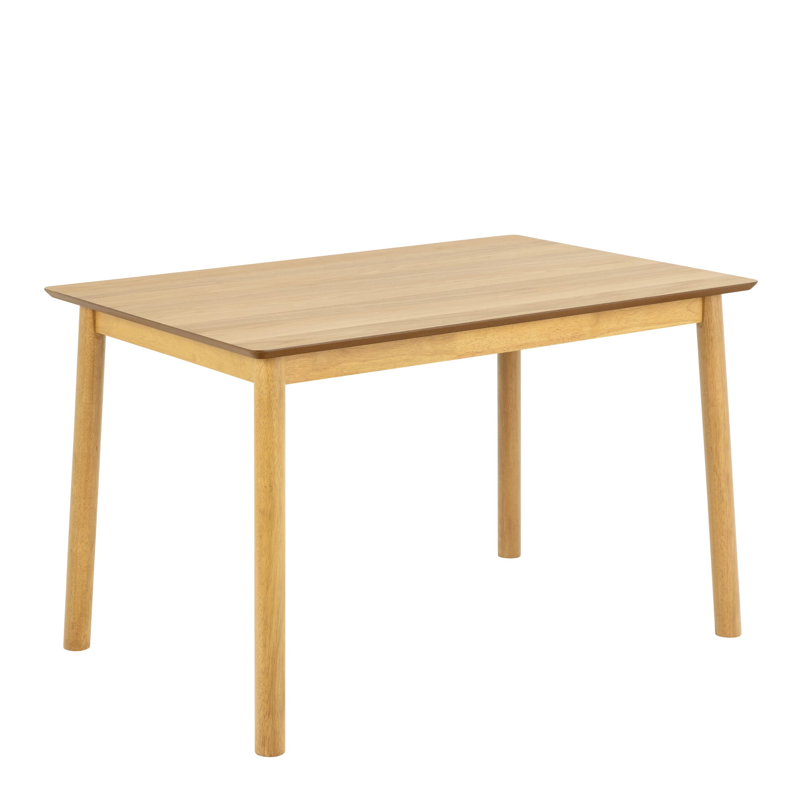 90A0000108752_1 Barlow Rectangular Dining Table in Matt Oak - Image 1
