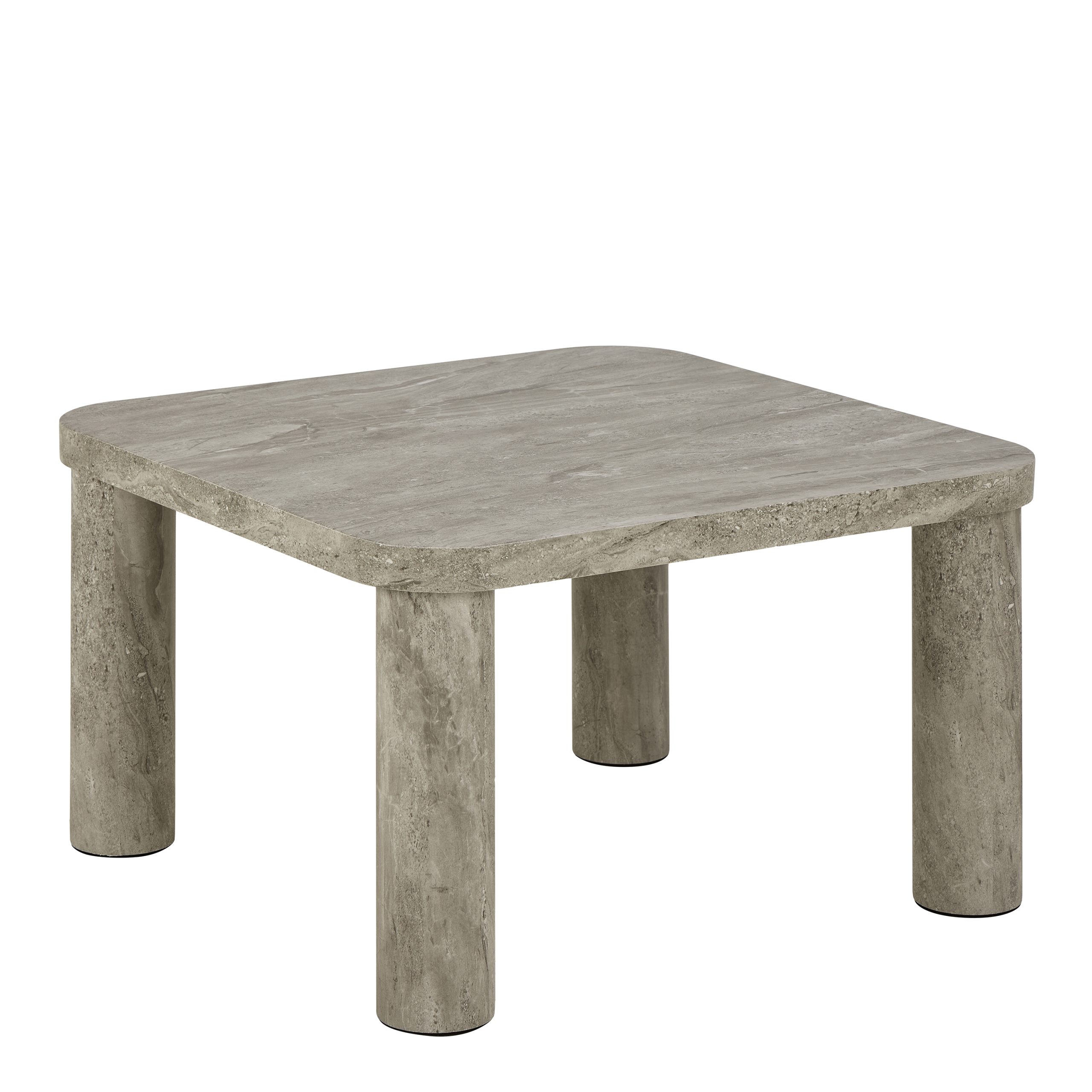 90A0000110078_1 Solano Square Coffee Table in Grey 60 x 60 cm - Image 1