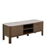 Southampton TV Unit 2 Doors 1 Shelf in Ceramic Cream - Image 3